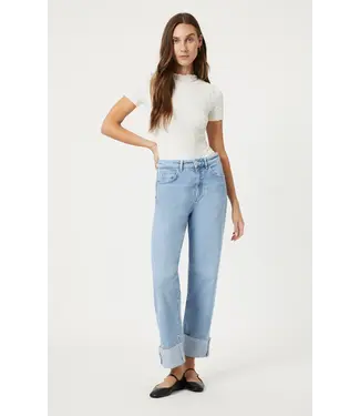 Mavi Savannah cuffed straight leg