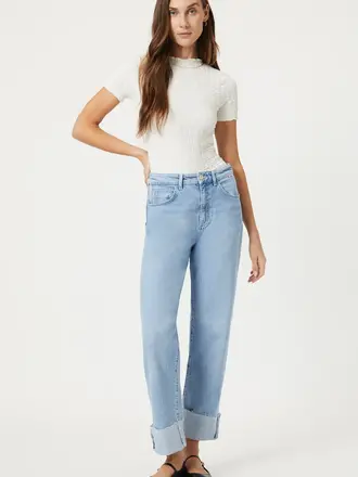 Mavi Savannah cuffed straight leg