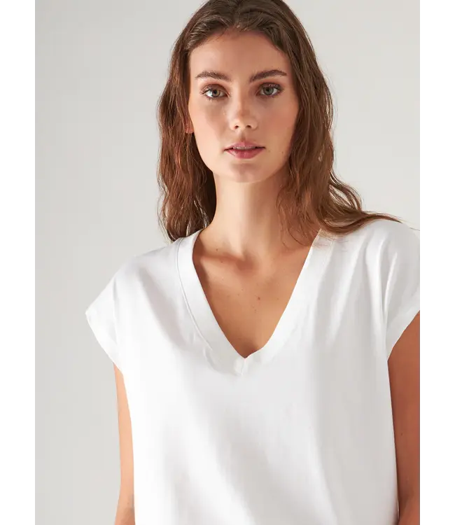 Patrick Assaraf Patrick Assaraf Iconic vneck dolman tee W95V06