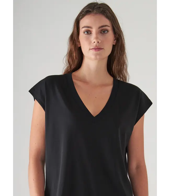 Patrick Assaraf Patrick Assaraf Iconic vneck dolman tee W95V06