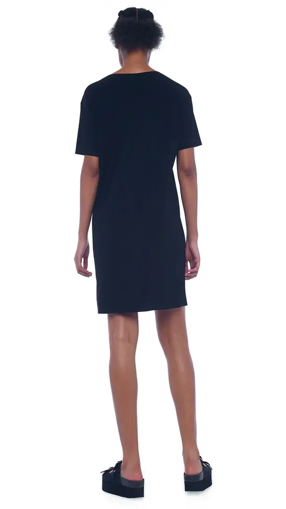 Norma Kamali Norma Kamali Short sleeve boxy dress KK4263PL105