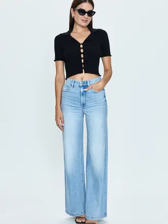 Pistola Lana high rise ultra wide leg jean