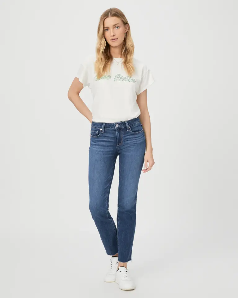 Paige Paige Amber mid rise straight leg jean 6938F72-B573