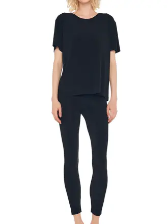 Norma Kamali Short sleeve boxy top