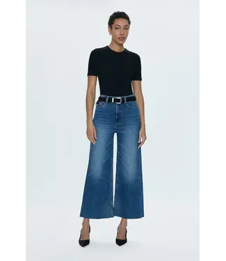 Pistola Lana crop high rise wide leg