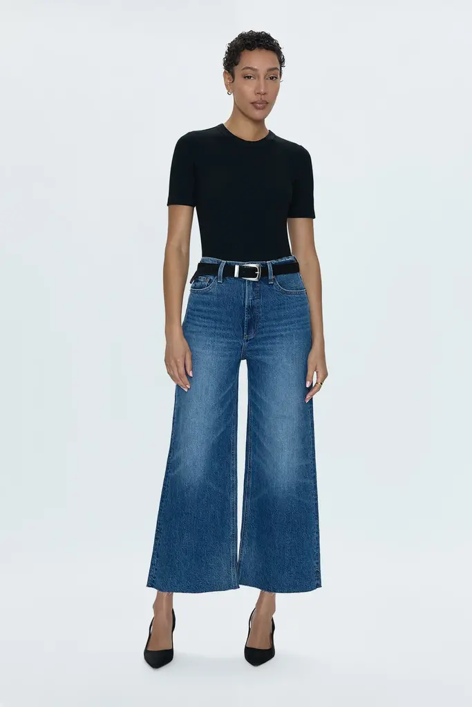 Pistola Pistola Lana crop high rise wide leg P00016051RJ