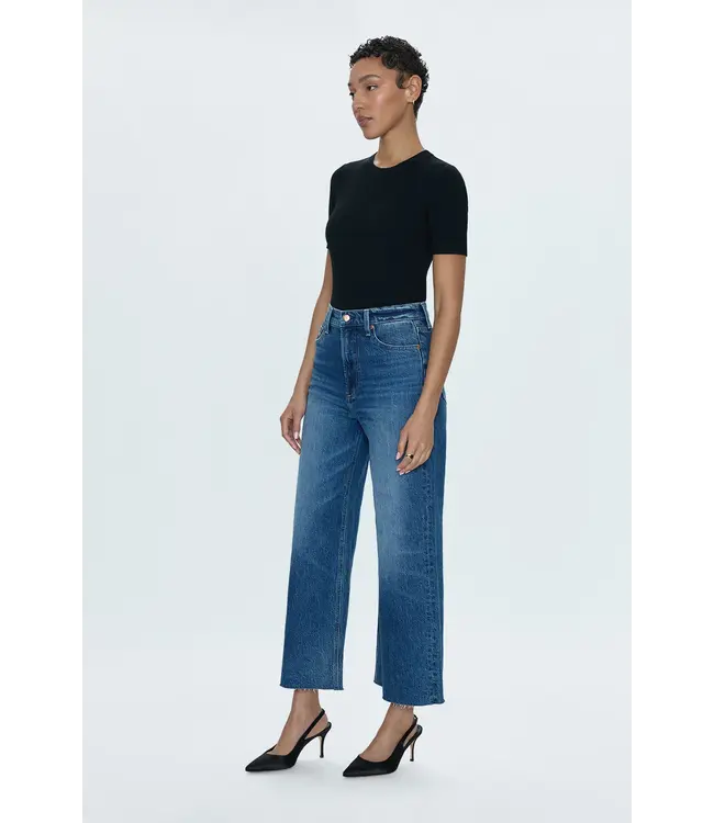 Pistola Lana crop high rise wide leg