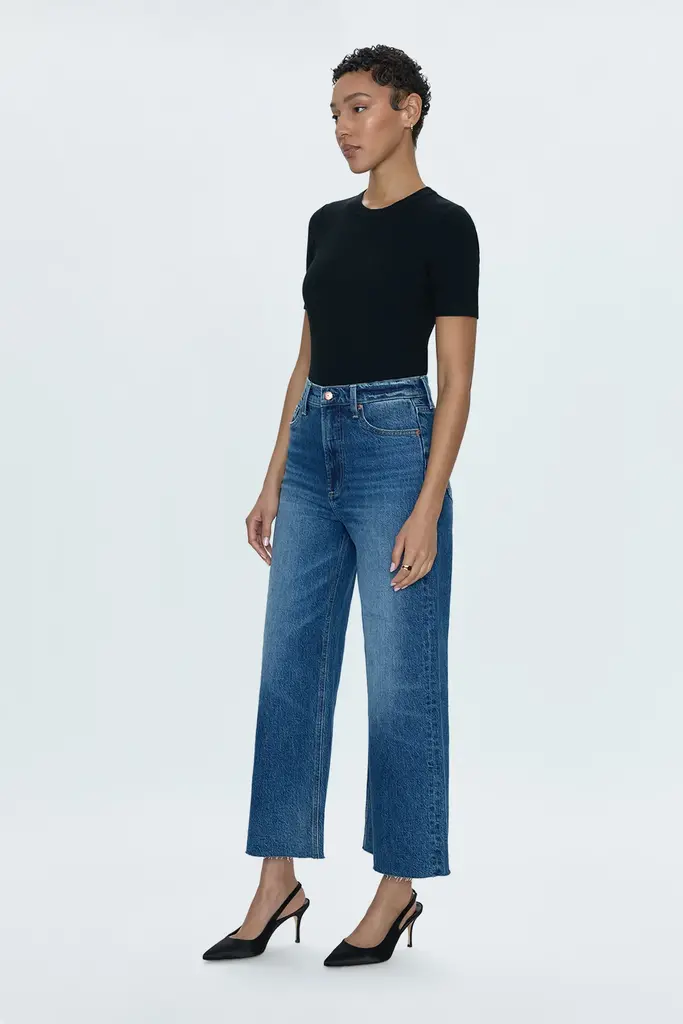 Pistola Pistola Lana crop high rise wide leg P00016051RJ