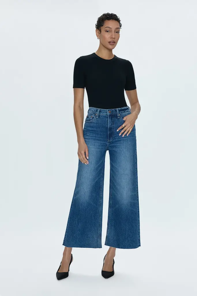 Pistola Pistola Lana crop high rise wide leg P00016051RJ