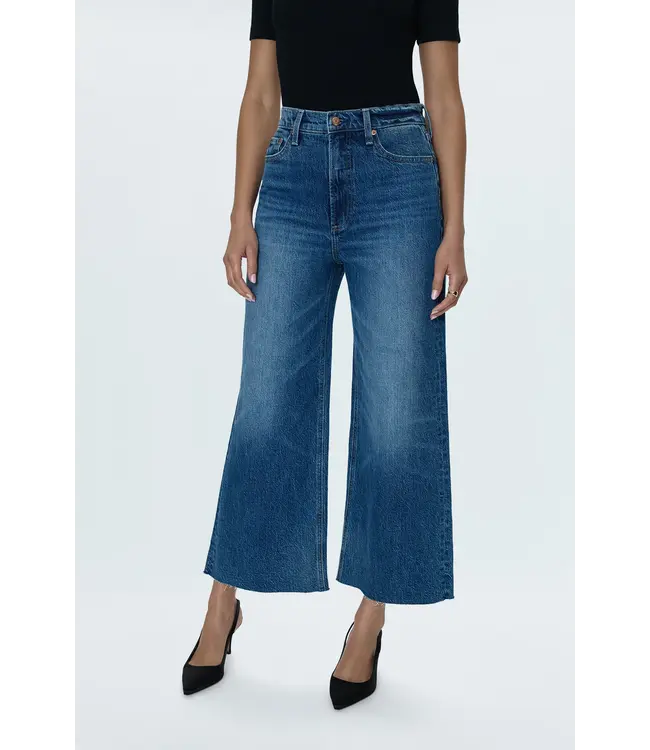 Pistola Lana crop high rise wide leg