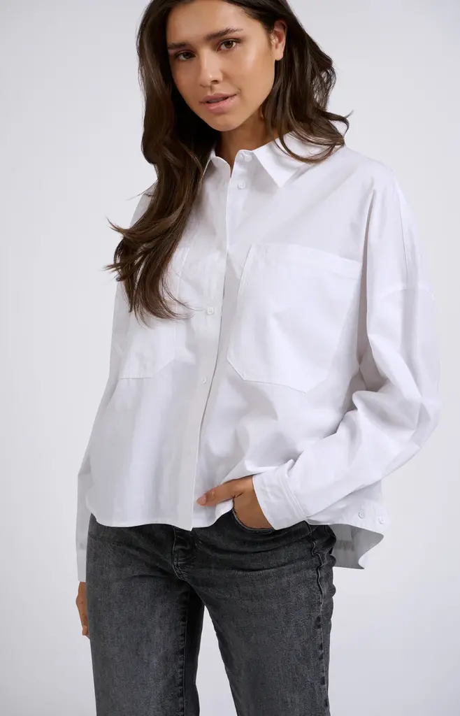 Yaya Yaya Batwing cropped blouse w/pocket 1201102