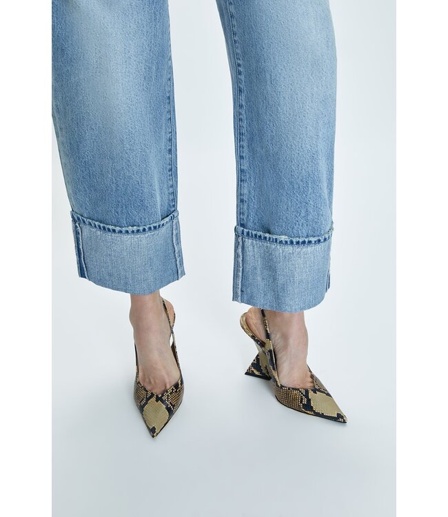 Pistola Ryder high rise cuffed straight jean