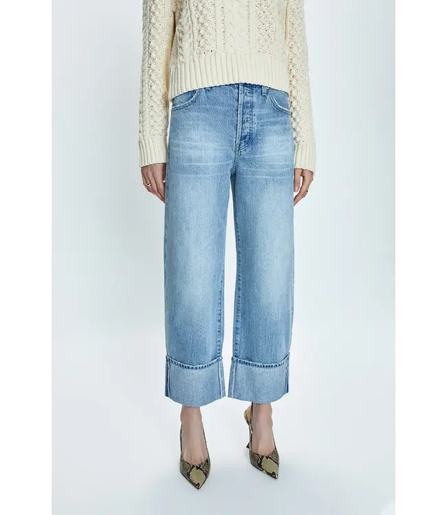 Pistola Ryder high rise cuffed straight jean