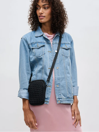 Sol And Selene Divide & Conquer woven crossbody bag
