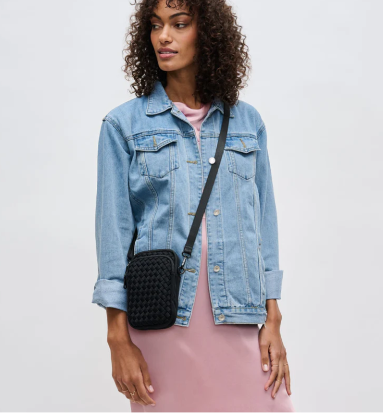 Sol And Selene Sol and Selene Divide & Conquer woven crossbody bag 20464NPSWW