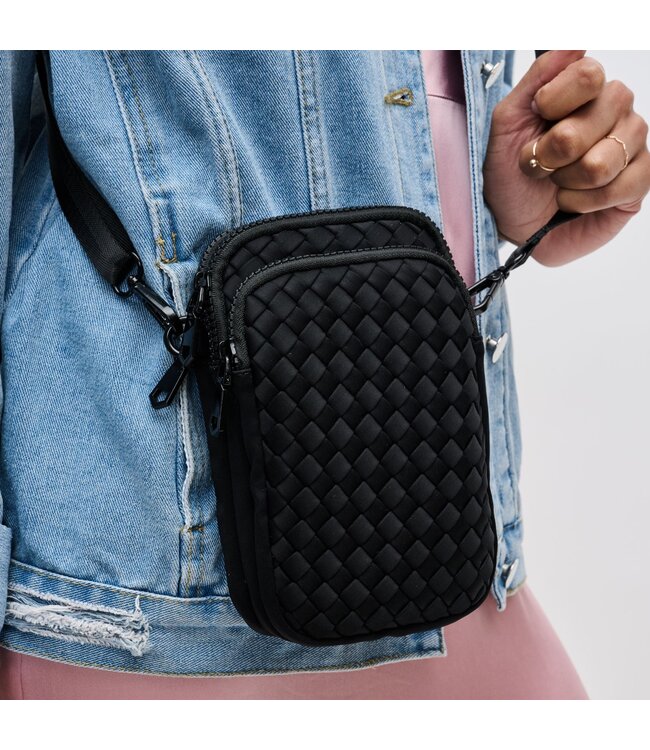 Sol And Selene  Divide & Conquer woven crossbody bag