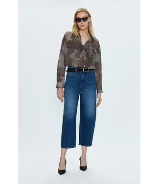 Pistola Eli high rise arched leg jean