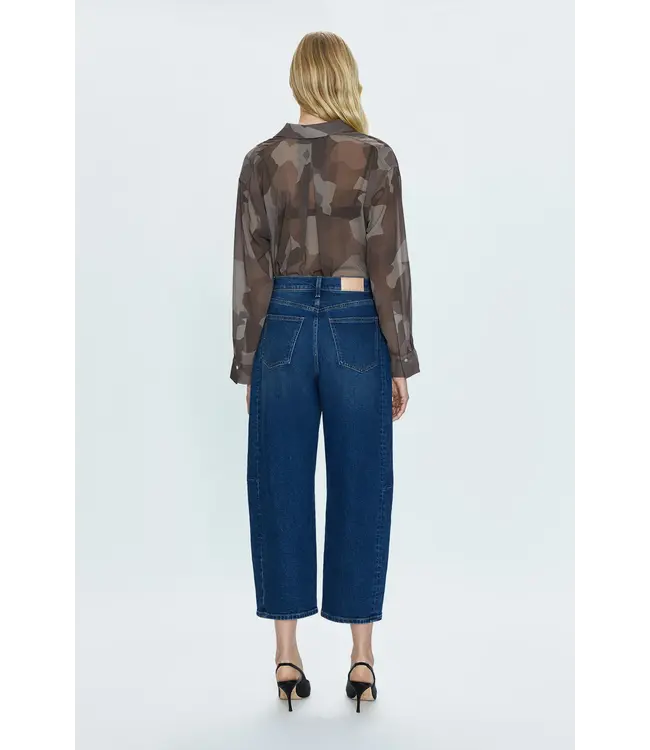 Pistola Eli high rise arched leg jean