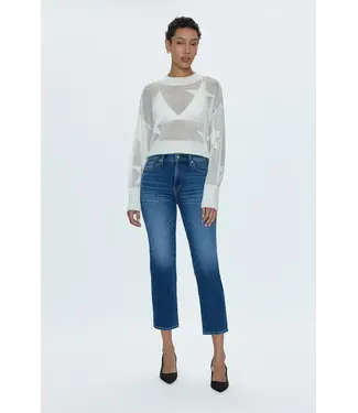 Pistola Monroe crop high rise cigarette jean