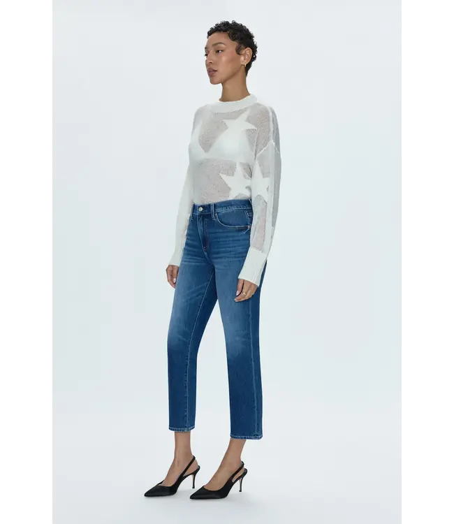 Pistola Monroe crop high rise cigarette jean