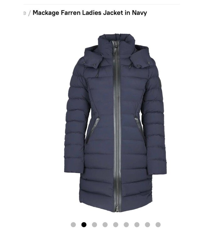 Mackage Farren stretch light weight down jacket