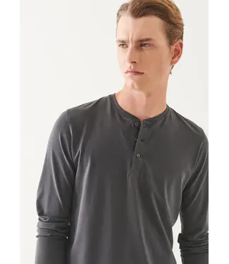 Patrick Assaraf LS iconic stretch henley