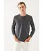 Patrick Assaraf Men's LS iconic stretch henley