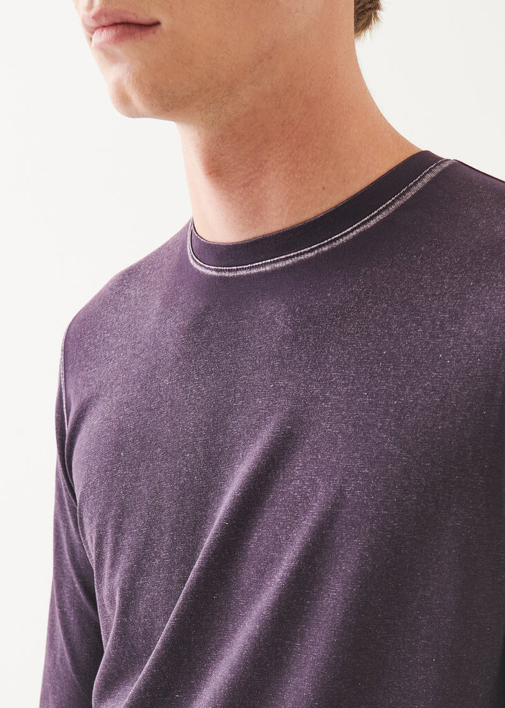Patrick Assaraf Patrick Assaraf Men's LS pima vintage crew P95C15W
