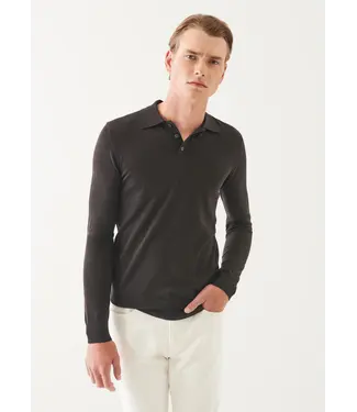 Patrick Assaraf Merino 3 button polo