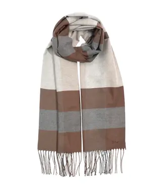 Echo Blocked plaid scarf