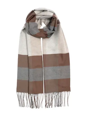 Echo Blocked plaid scarf