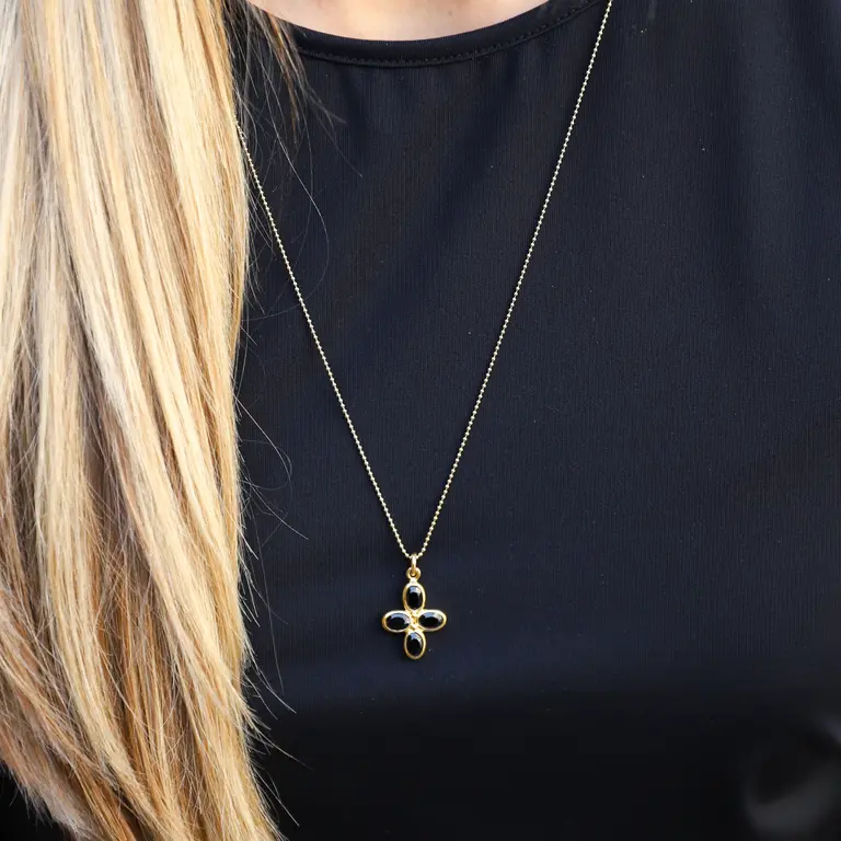 Jai Style Jai 22K vermeil/spinel pendant