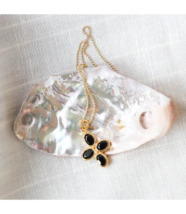 Jai Style 22K vermeil/spinel pendant