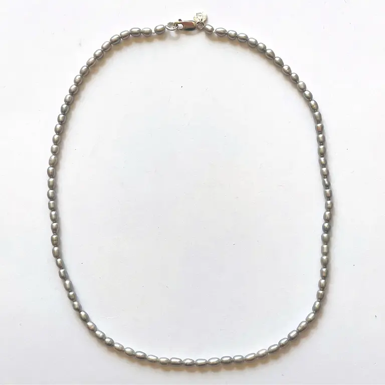Jai Style Jai Grey pearl necklace