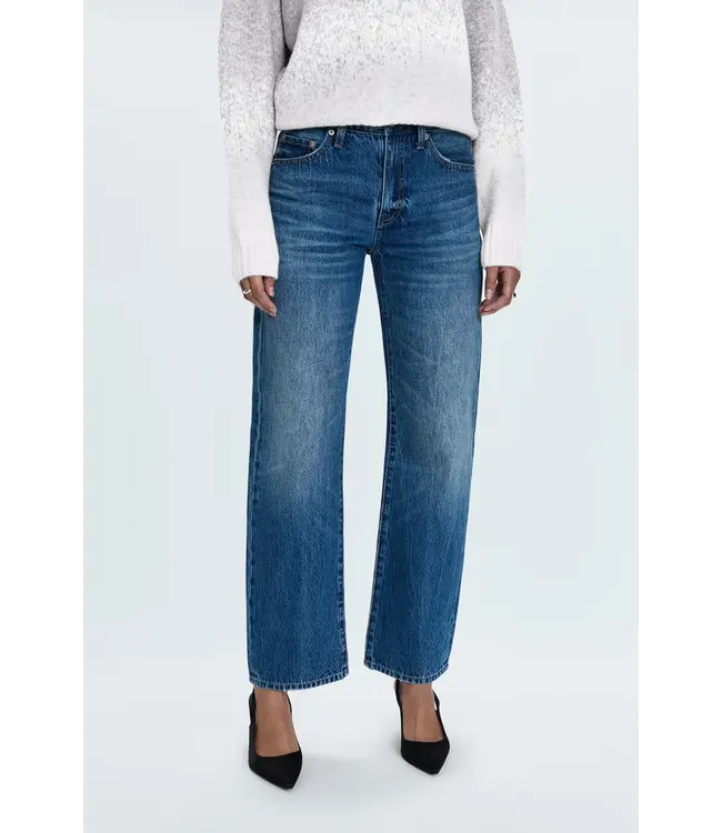 Pistola Lexi mid rise bowed straight pant