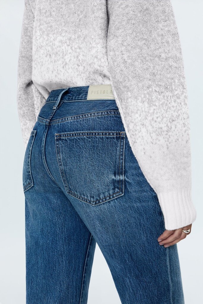 Pistola Pistola Lexi mid rise bowed straight pant P00016200RL