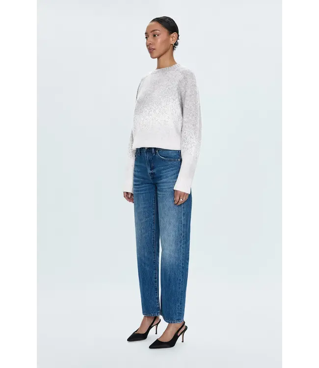 Pistola Lexi mid rise bowed straight pant