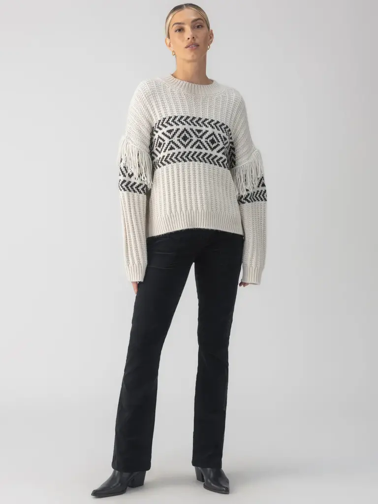 Sanctuary Sanctuary Artisan fringe sweater CW1440RA1X