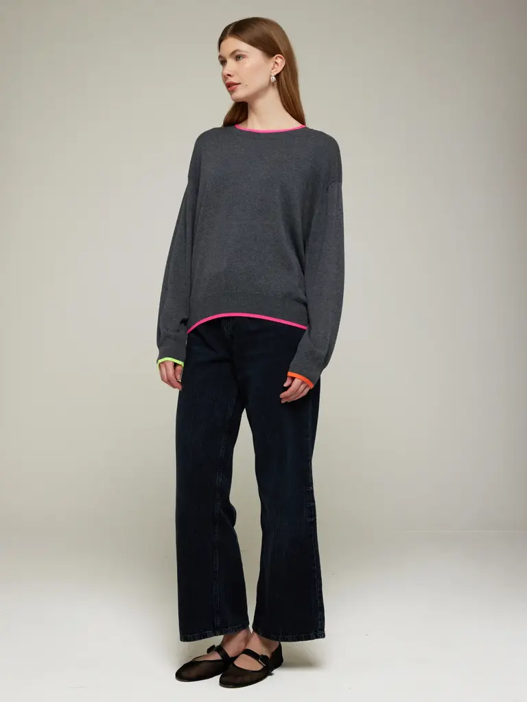 Brodie Brodie Wispr Valentina heart crew top W-016