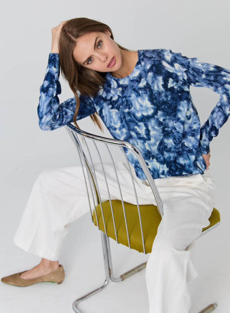 Autumn Cashmere Autumn Cashmere Floral print crew R14009