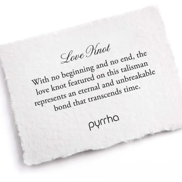 Pyrrha Pyrrha Love Knot 18" necklace N747-18