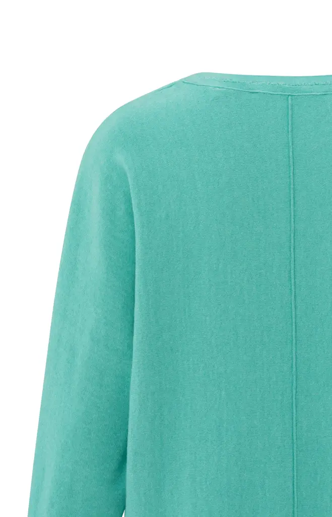 Yaya Yaya V-neck w/detail sweater 1000428