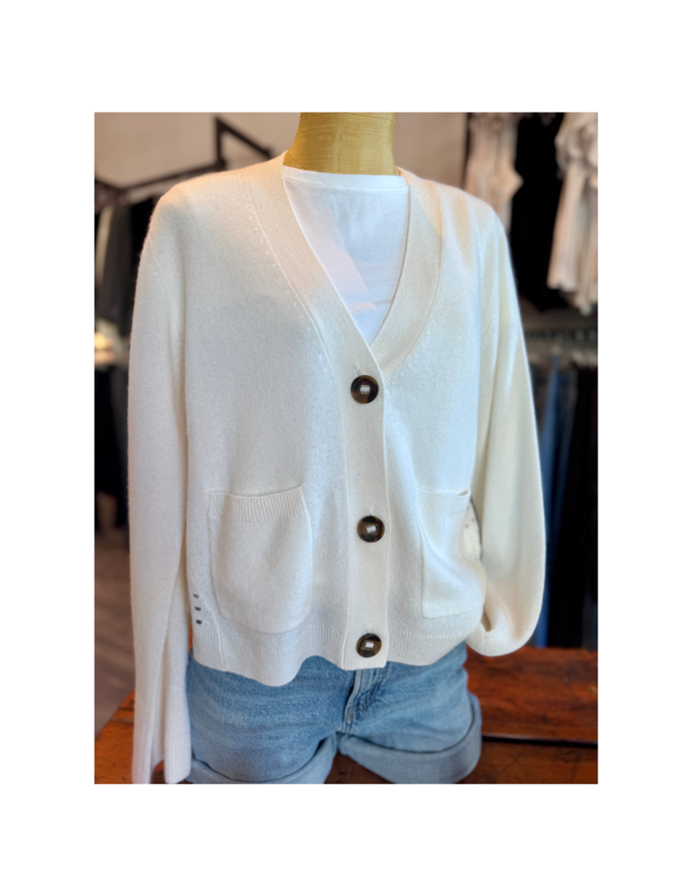 Brodie Brodie Cashmere Kate pointelle cardigan B-124