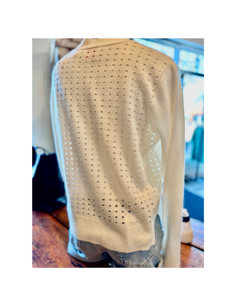 Brodie Brodie Cashmere Kate pointelle cardigan B-124