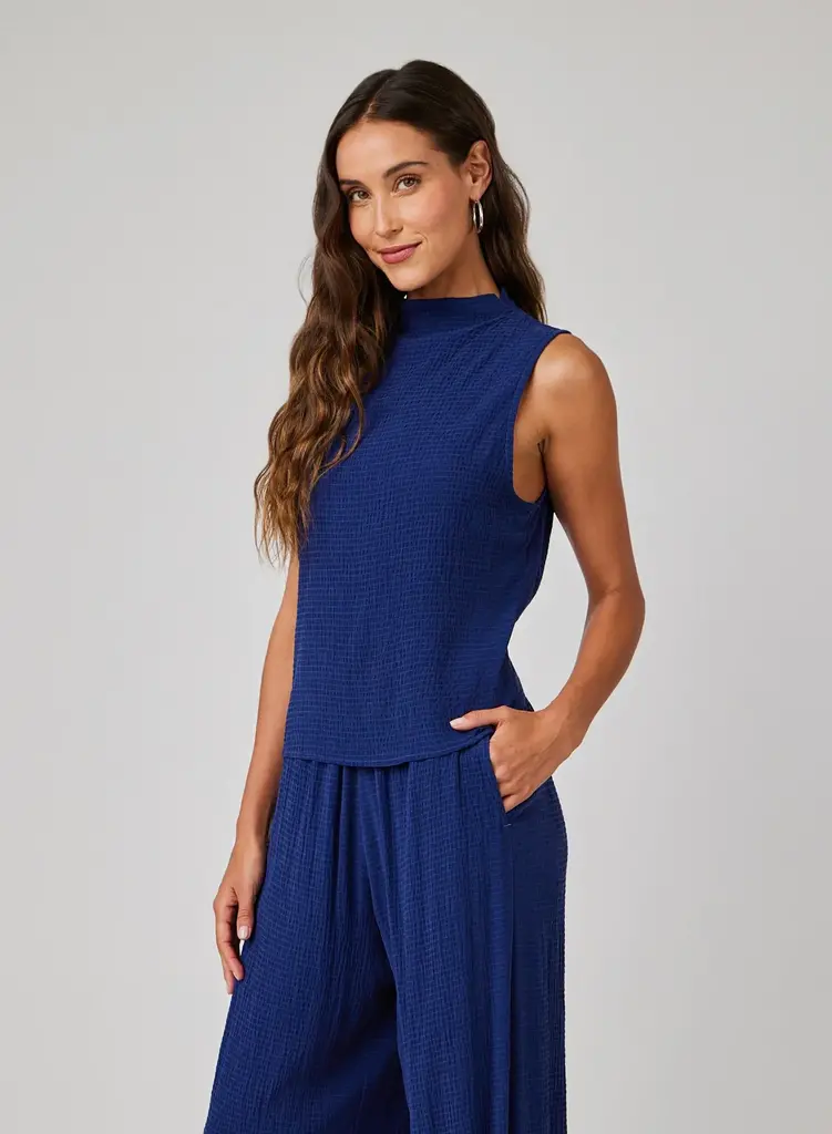 Bella Dahl Bella Dahl Mock neck top B4854-G12-302