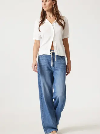 Mavi Nella wide leg w/drawstring