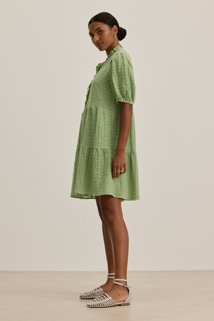Velvet Velvet Hilson textured gauze dress