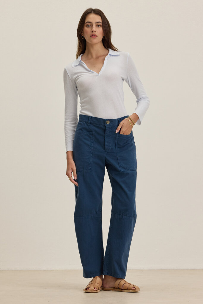 Velvet Velvet Brylie sanded twill pant