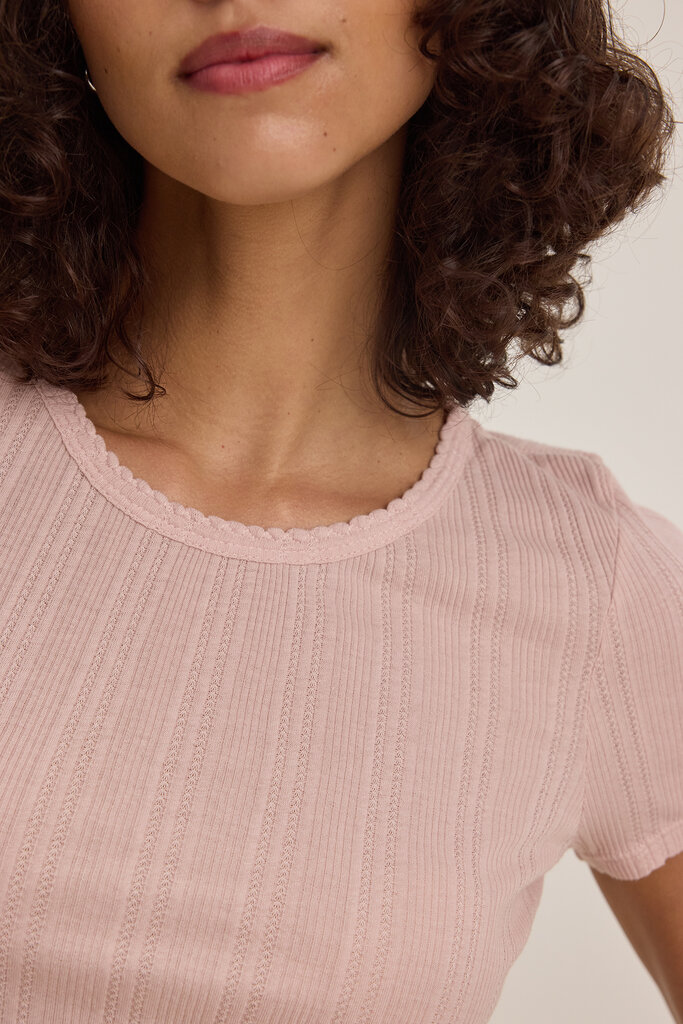 Velvet Velvet Enati pointelle top