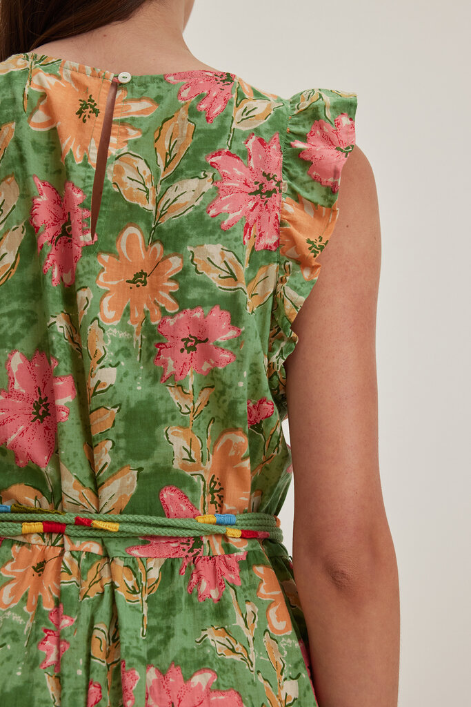 Velvet Velvet Elaria garden print dress